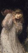 James Jebusa Shannon The Squirrel oil on canvas